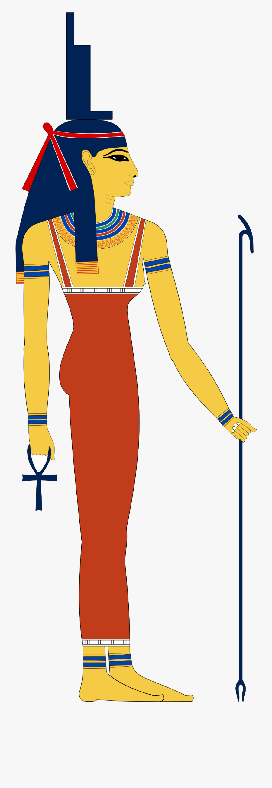Isis Goddess Facts - Isis Ancient Egypt Gods, Transparent Clipart