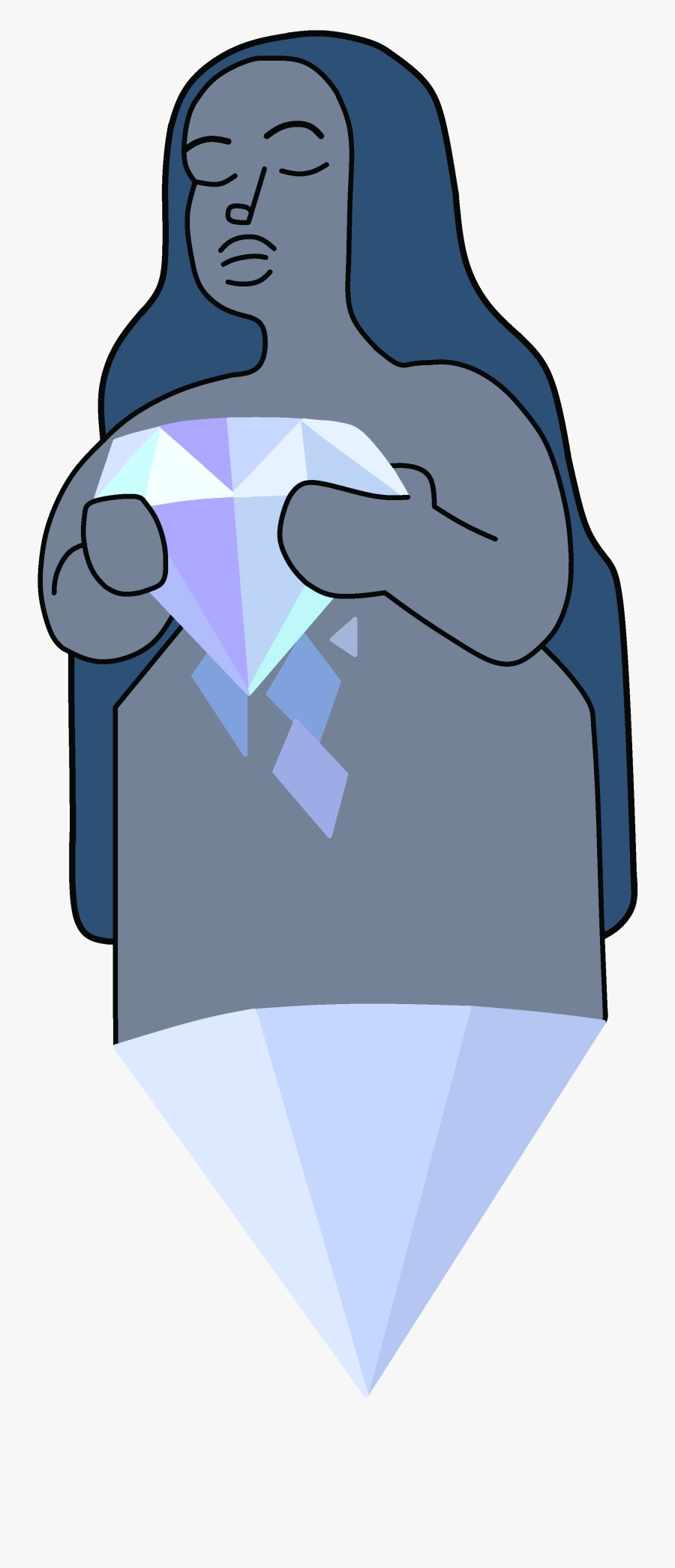 Archived - Blue Diamond Powers Steven Universe, Transparent Clipart