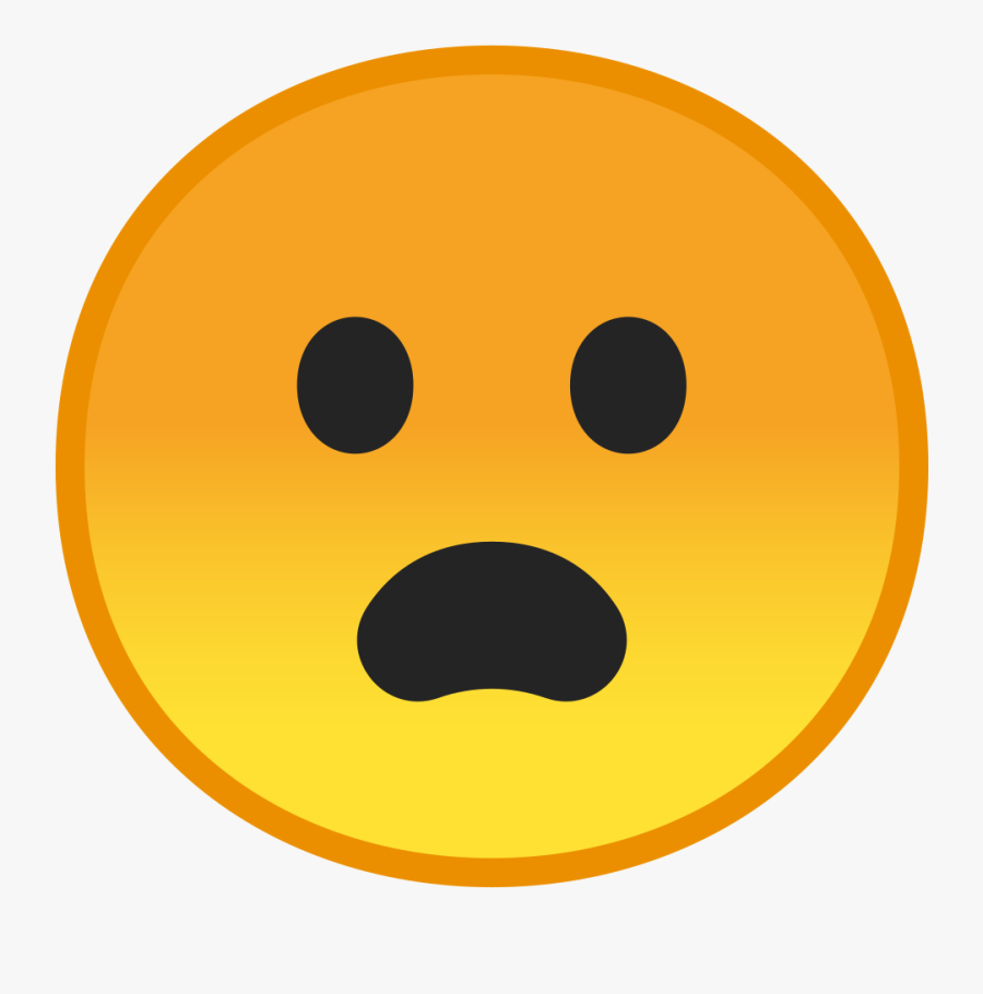 Frowning Face With Open Mouth Icon - Discord Open Mouth Emoji, Transparent Clipart