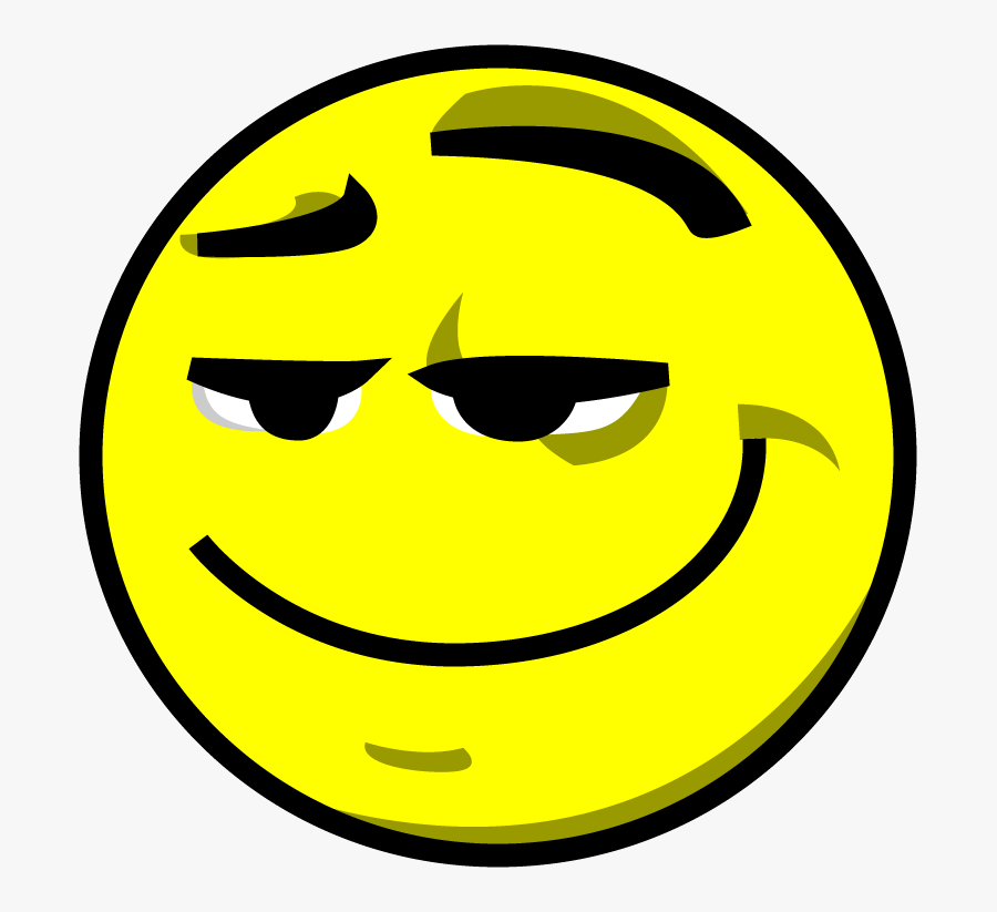 Free Confused Happy Download - Smug Smiley, Transparent Clipart