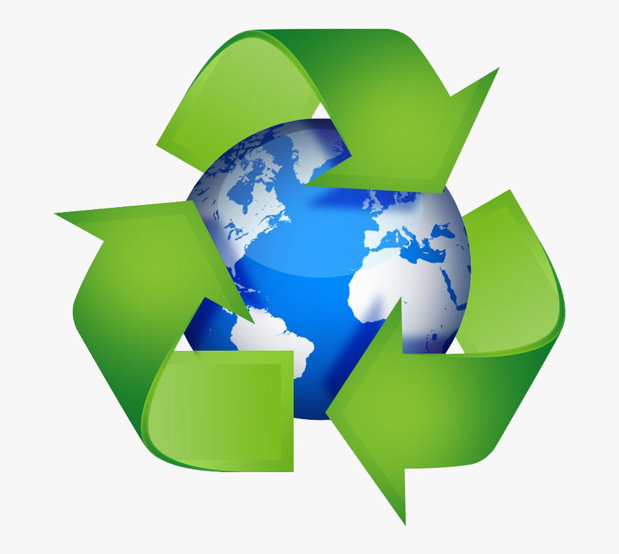 Earth Clip Recycling - Earth Recycle, Transparent Clipart