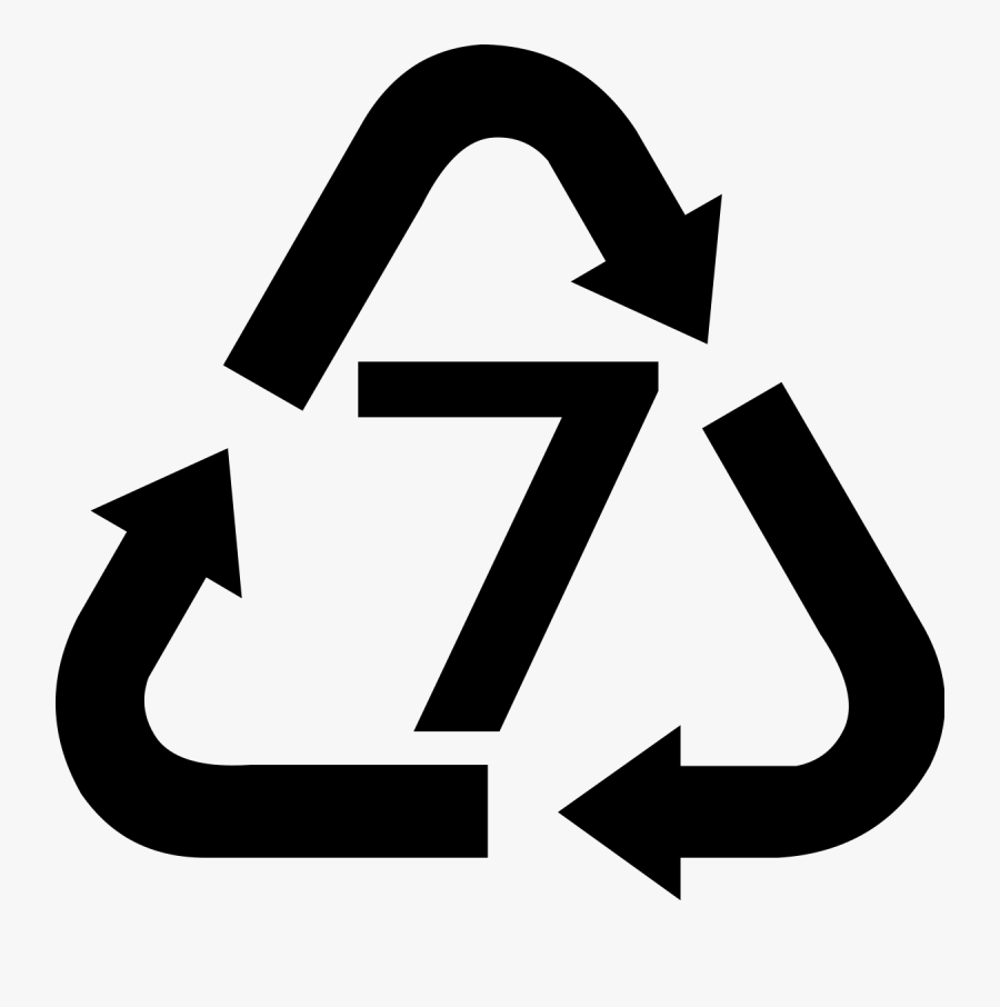Recycle Code 6, Transparent Clipart