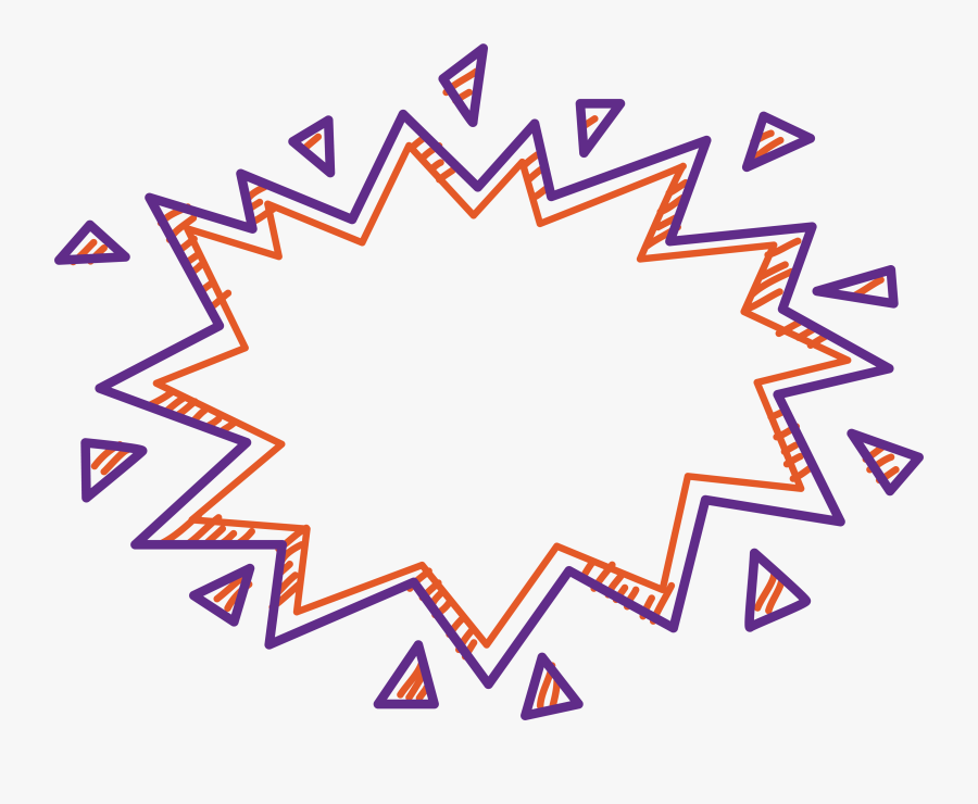 Adobe Illustrator Purple Lines Borders - กรอบ หยัก ๆ Png, Transparent Clipart