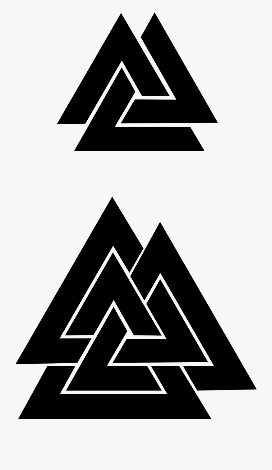 Valknut Symbol Clip Arts - Odinism Symbol, Transparent Clipart