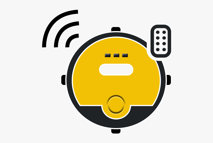 Robot Vacuum Icon - Circle, Transparent Clipart
