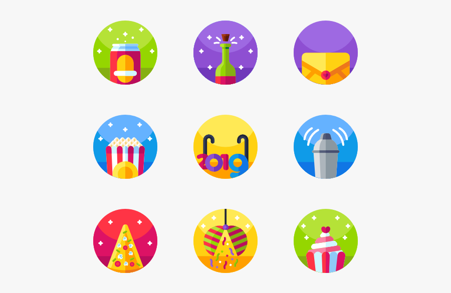 New Year - Circle, Transparent Clipart