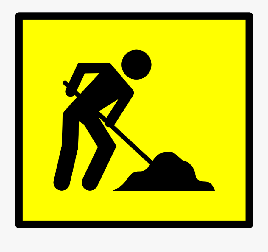 Placa De Em Construção, Transparent Clipart