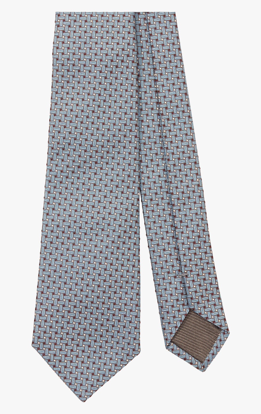Light Blue Jacquard Silk Tie Fw19 Collection, Pal Zileri - Wat Traimit, Transparent Clipart