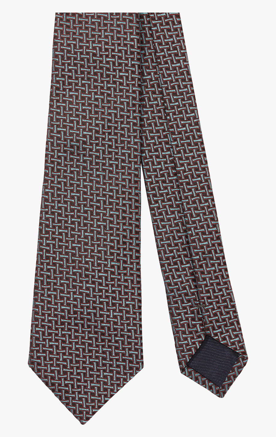 Dark Brown Jacquard Silk Tie Fw19 Collection, Pal Zileri - Polka Dot, Transparent Clipart