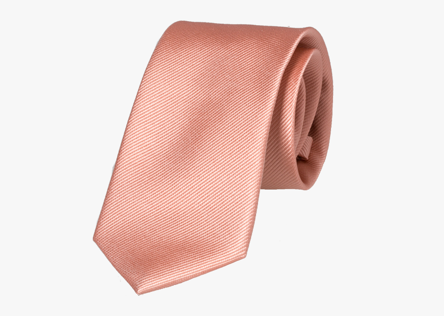 Pink Salmon Silk Tie - Polka Dot, Transparent Clipart
