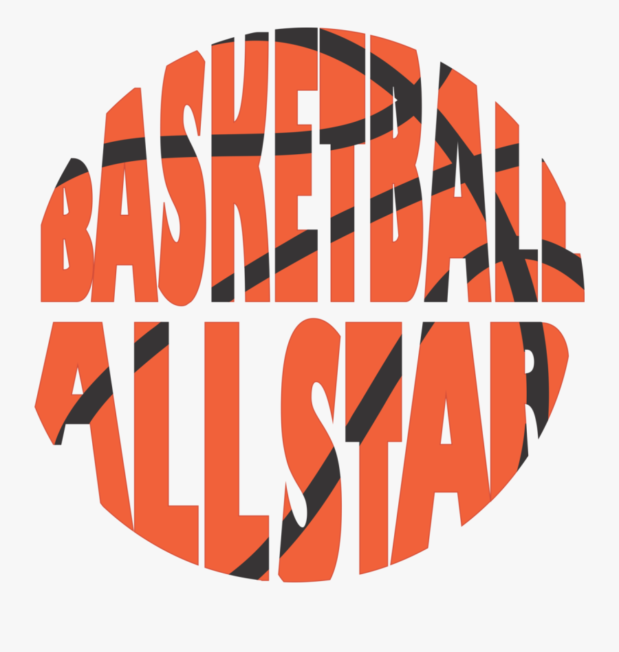 Basketball All Star Clip Art - Mvp In Basketball Design, Transparent Clipart