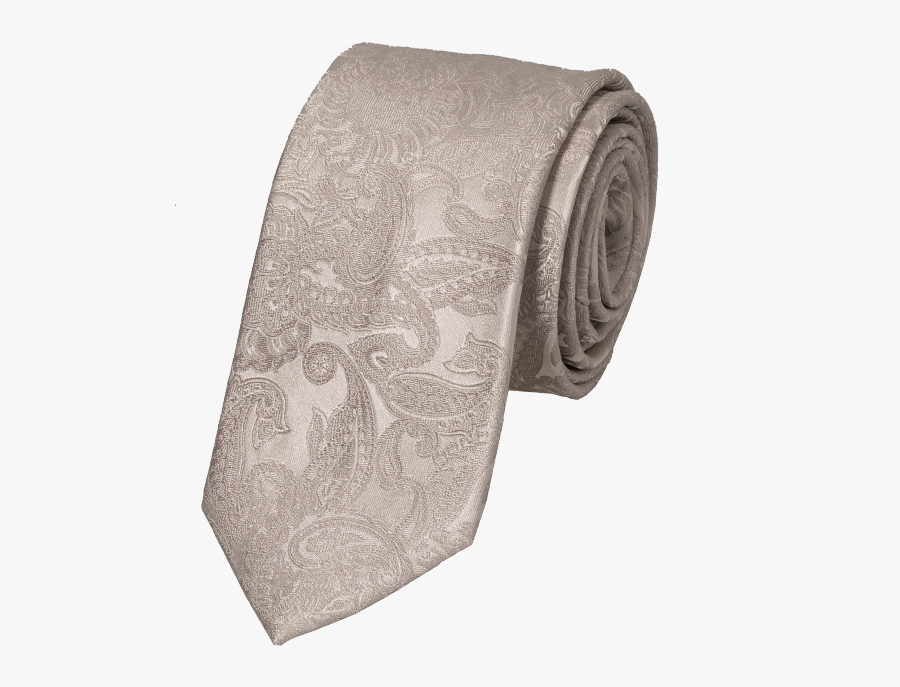 Wedding Tie Silver Grey - Paisley, Transparent Clipart