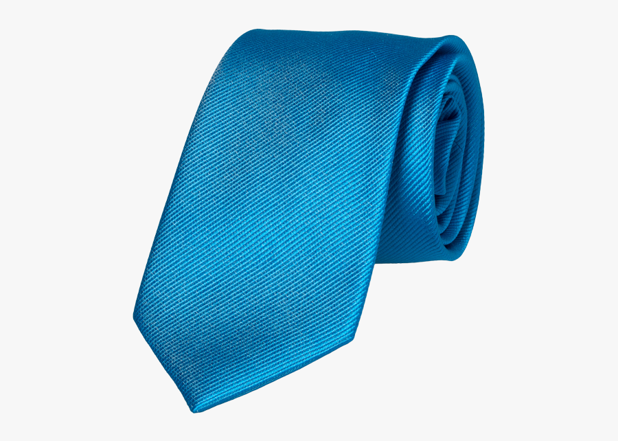 Bright Blue Silk Tie - Corbata Color Azul Petroleo, Transparent Clipart
