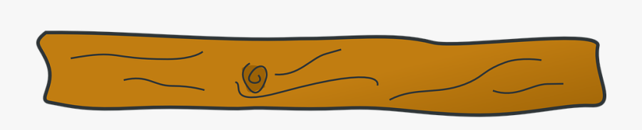 Plank, Wood, Timber, Board, Material, Hardwood, Grain - Cartoon Plank Of Wood, Transparent Clipart