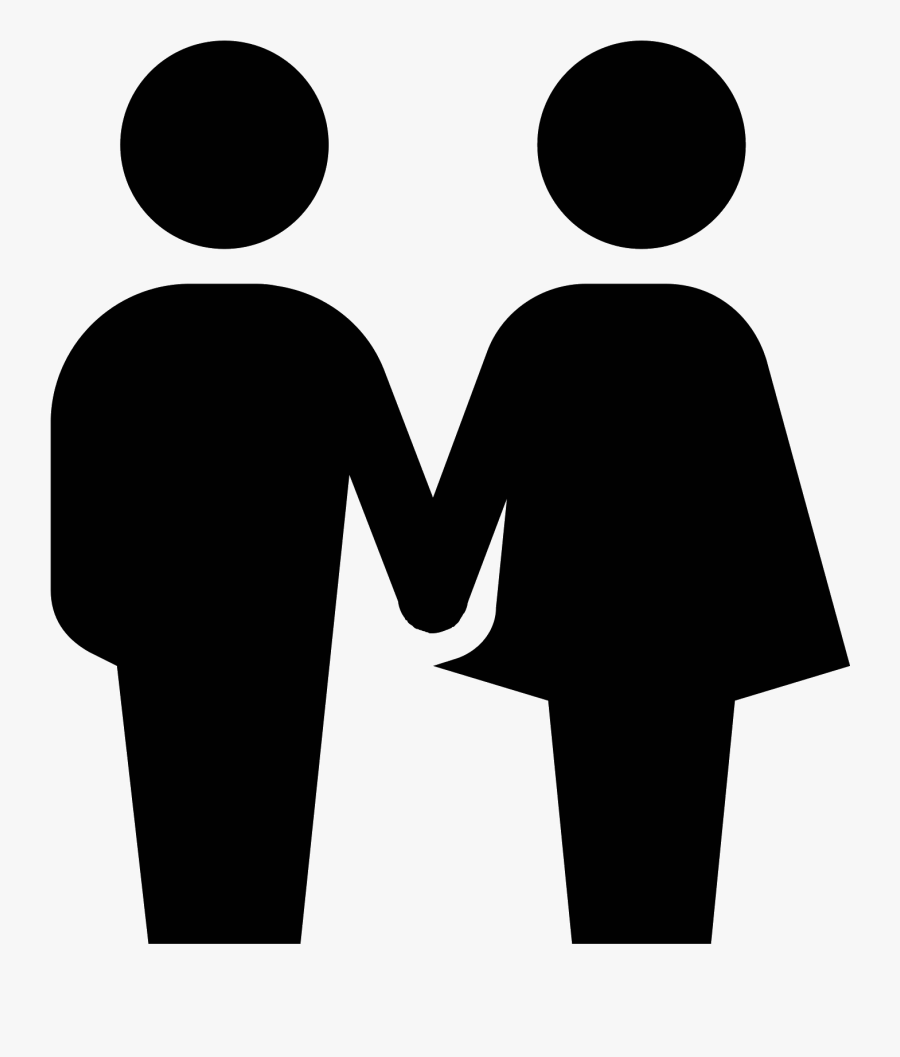 Men And Women On Computer Png - Pregnant Couple Icon, Transparent Clipart