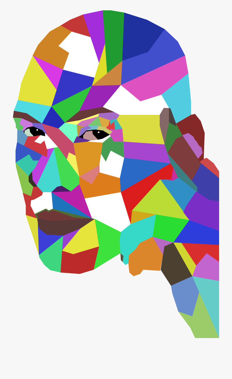 This Is A Geometric Wpap Vector Portrait Of Michael - Geometric Art Michael Jordan, Transparent Clipart