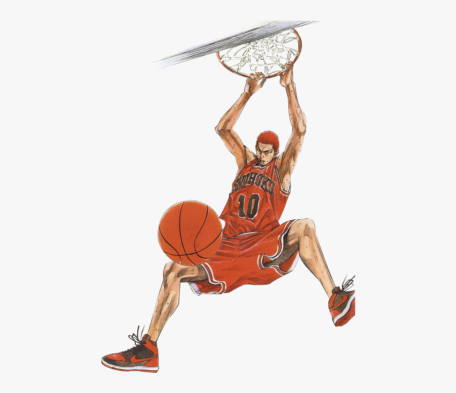 Slam Dunk Photo - Hanamichi Sakuragi Slam Dunk, Transparent Clipart