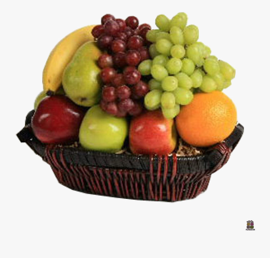 Fruit Baskets Png - Fruits Grapes Basket Png, Transparent Clipart