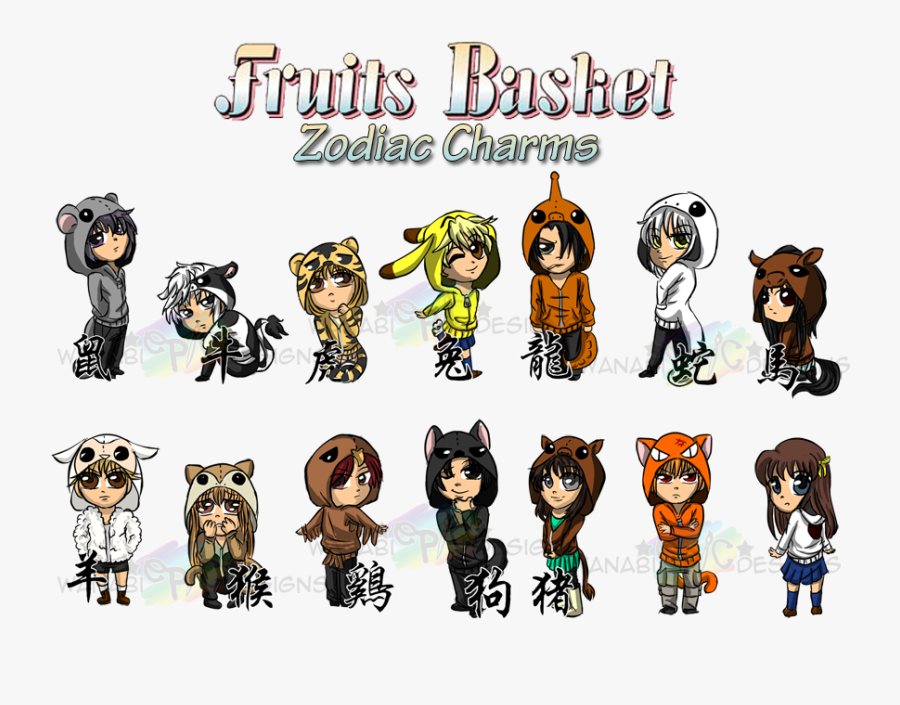 Anime, Kyo, And Momiji Image - Zodiac Animal Fruits Basket Characters, Transparent Clipart