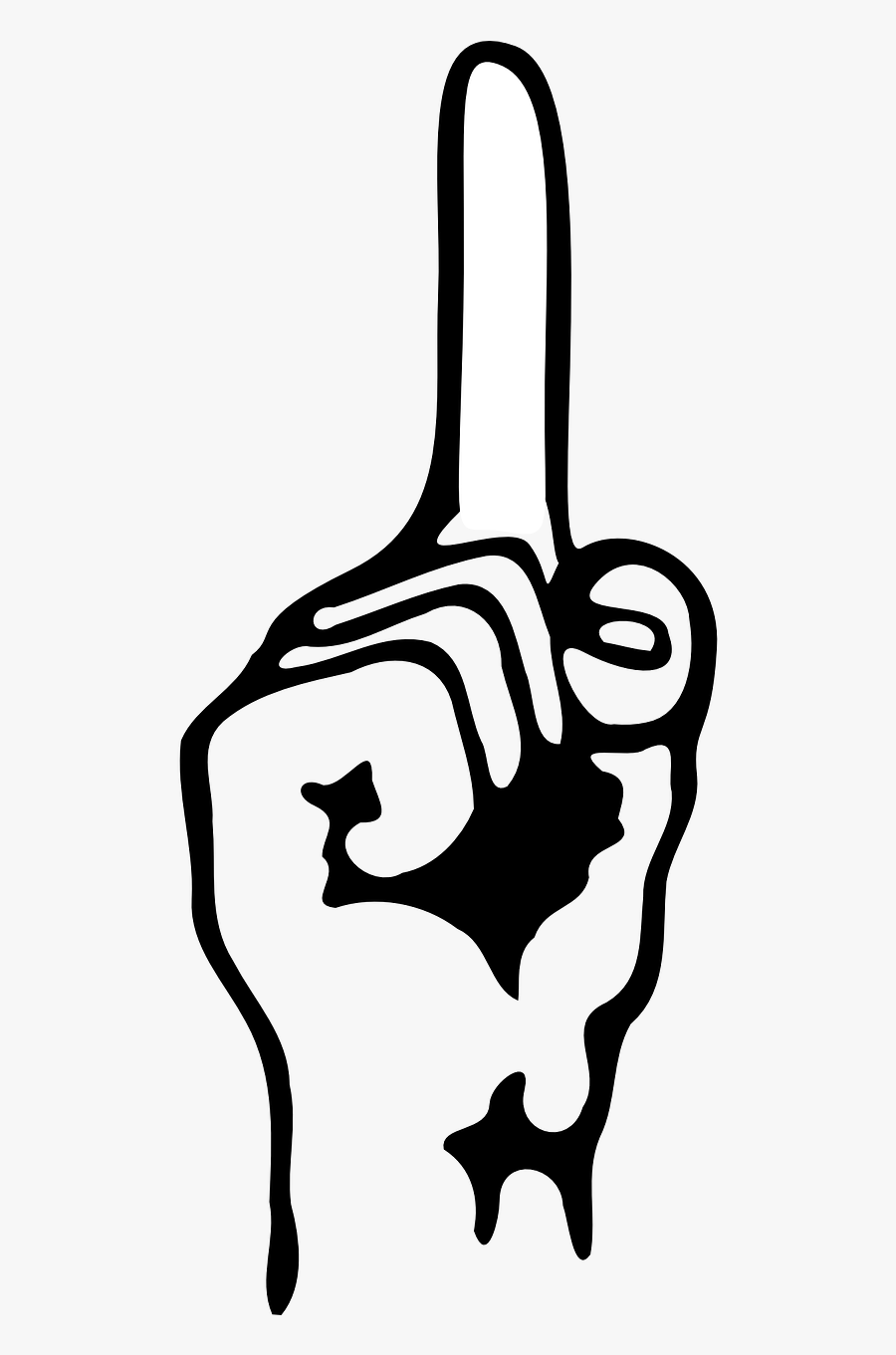Finger Forefinger Trigger Finger Free Picture - Power Of Common Man, Transparent Clipart