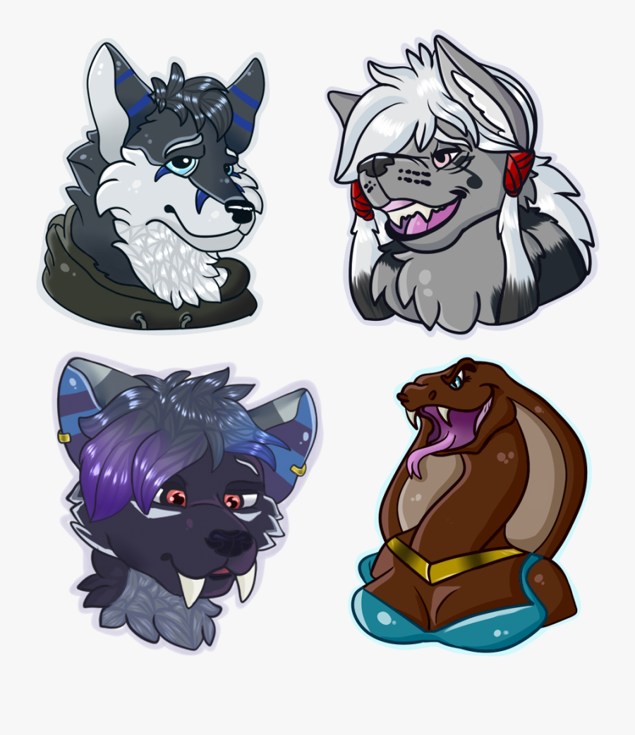 Art Trade Headshots Furry Latinoamerica Owo - Cartoon, Transparent Clipart