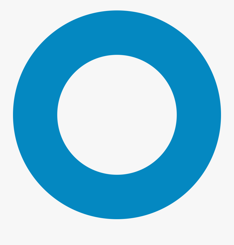 Clip Art Blue Circle Transparent - Okta Logo, Transparent Clipart