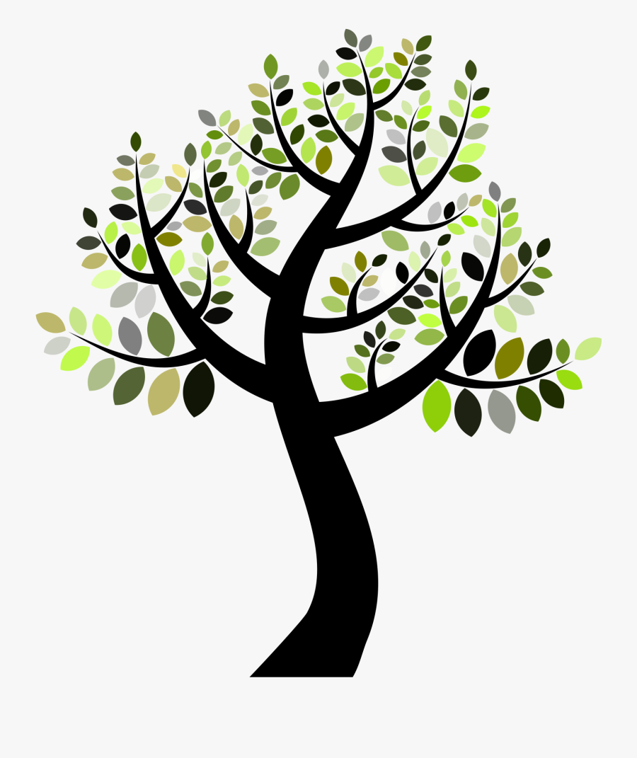 Plant,flora,leaf - Tree With Colorful Leaves, Transparent Clipart