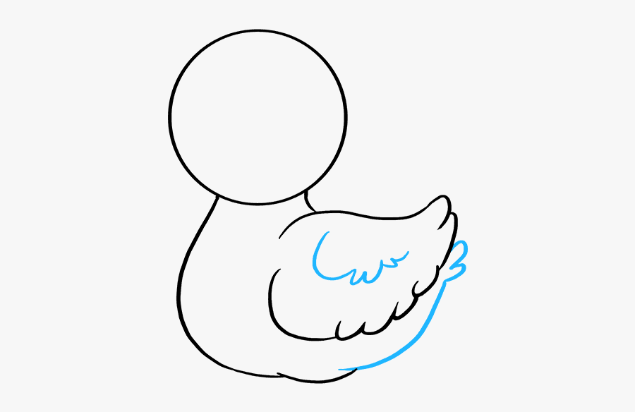 How To Draw Baby Duck - Draw A Baby Duck, Transparent Clipart