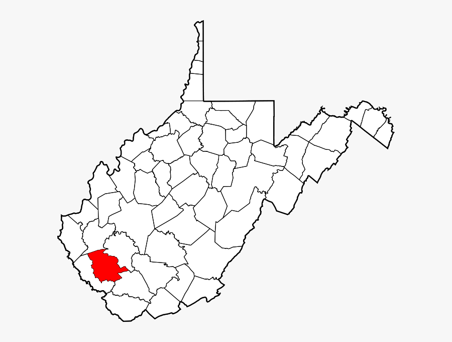 Clip Art File Map Of West - Battle Of Scary Creek Wv Map, Transparent Clipart