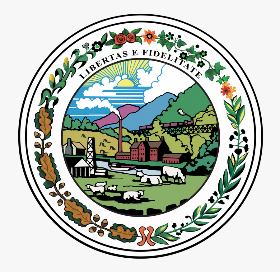 West Virginia Public Service Commission - Back Of Wv State Seal, Transparent Clipart
