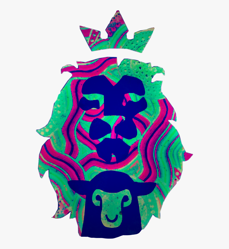 #lion #lamb #lionking #king #colourfullion #colorful - Illustration, Transparent Clipart