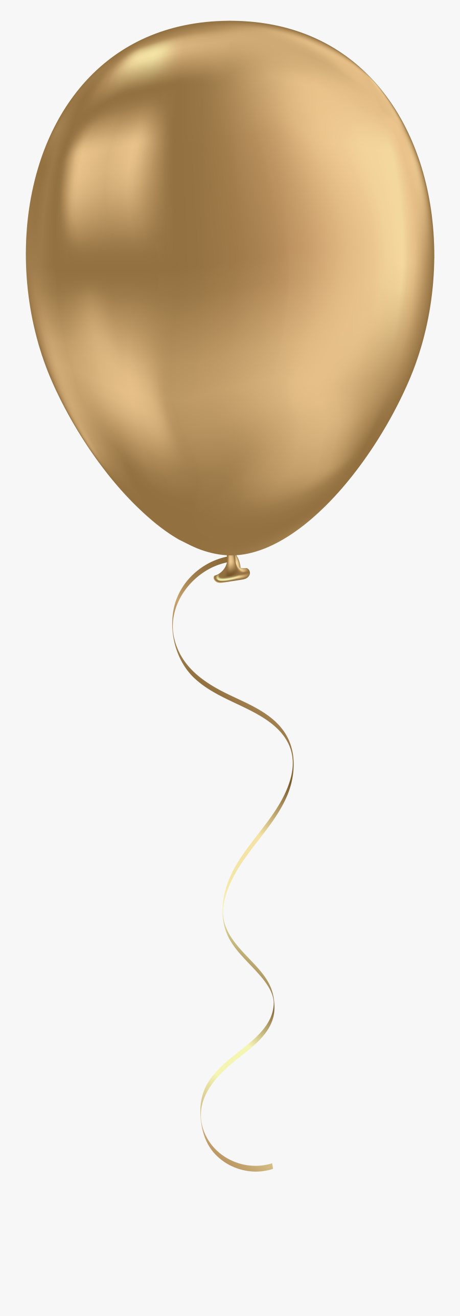 Gold Clipart Balloon - Bronze Balloons Png, Transparent Clipart