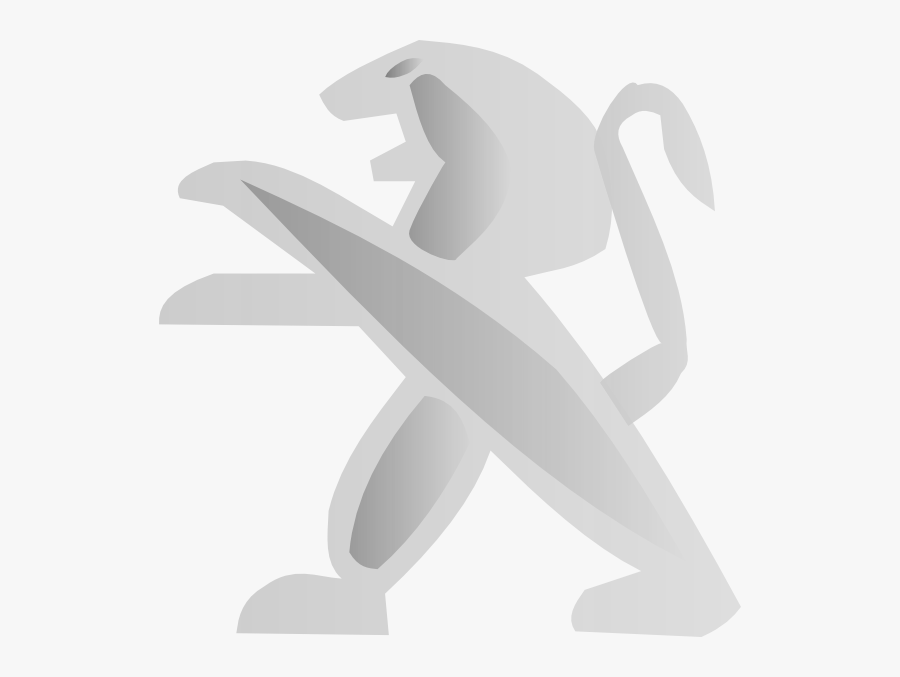 Logo De Un Leon Gris, Transparent Clipart