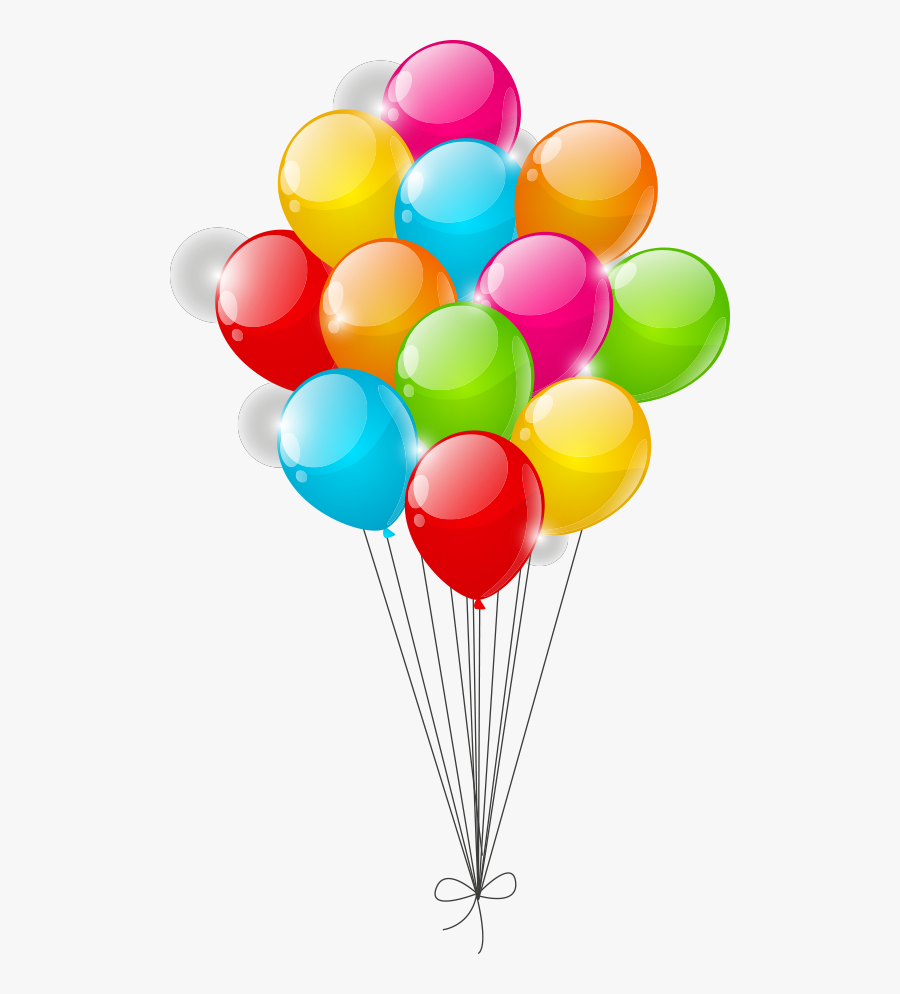 Vector Balloon Toy Balloons Colorful Free Clipart Hq - Colorful Balloons Clipart, Transparent Clipart