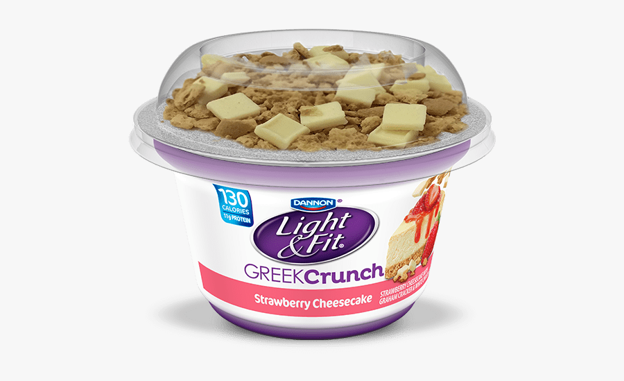 Clip Art Aai Na Tigela Png - Dannon Light And Fit Greek Yogurt Crunch, Transparent Clipart