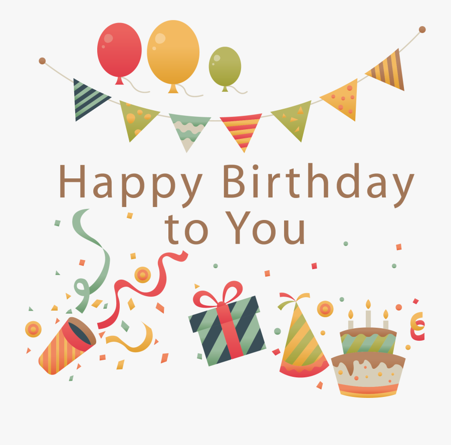 Birthday Wish Happy Birthday Greeting Card With Name, Transparent Clipart