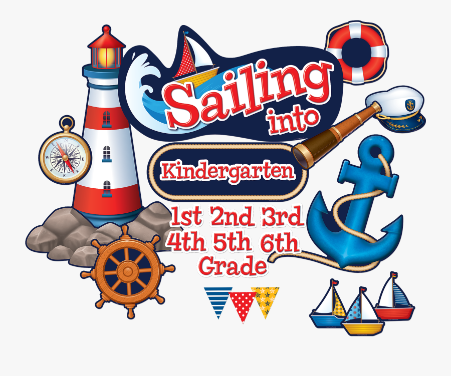 Sailing Classroom Theme, Transparent Clipart