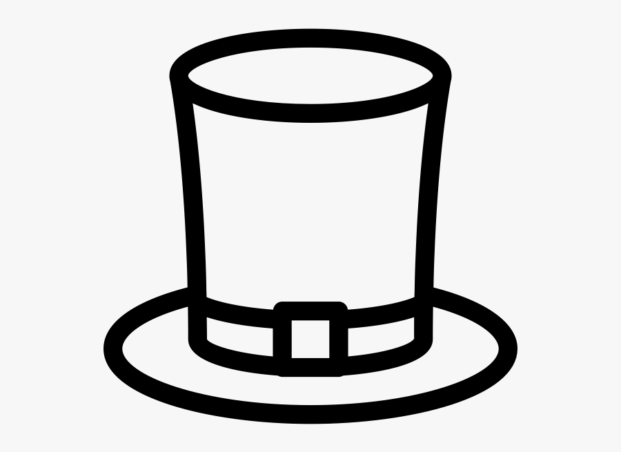 Leprechaun Hat Rubber Stamp - Glass Of Water Vector Png, Transparent Clipart