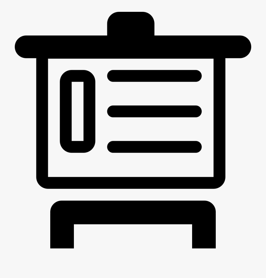 Bulletin Board - Icon, Transparent Clipart