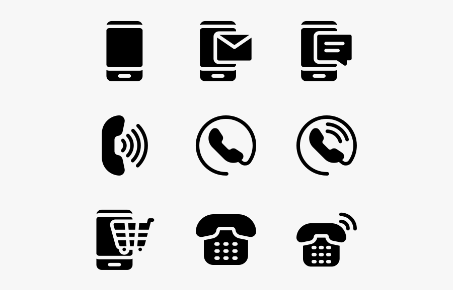 Phone, Transparent Clipart