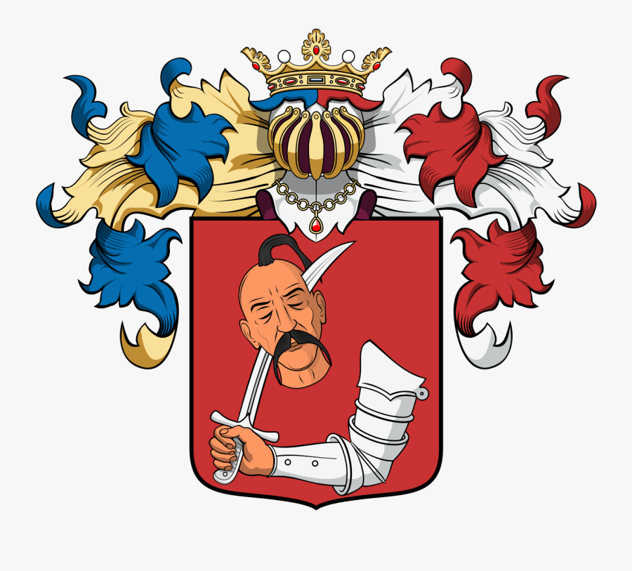 Family Cartoon 19, Buy Clip Art - Kruchio Family Crest, Transparent Clipart