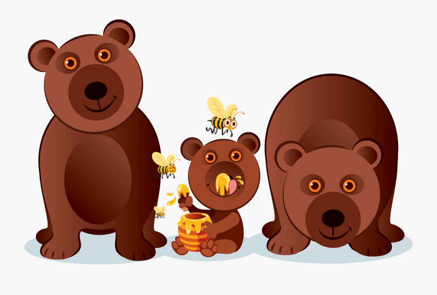 Bear Family Clip Art, Transparent Clipart