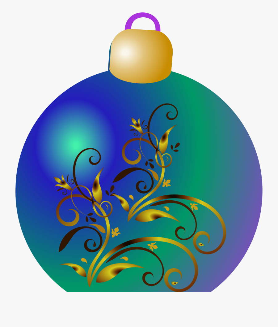 All Photo Png Clipart - Blue Christmas Ornament Clipart, Transparent Clipart