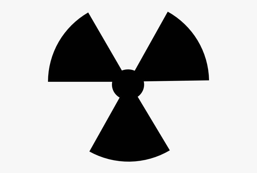 Nuclear Weapon Radioactive Decay Nuclear Power Hazard - Radiation Symbol, Transparent Clipart