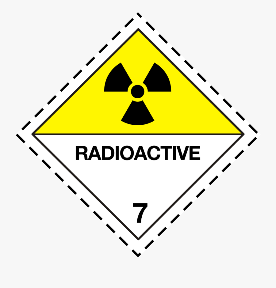 Adr Pictogram 7d-radioactive - Clase 7 Materiales Radiactivos, Transparent Clipart