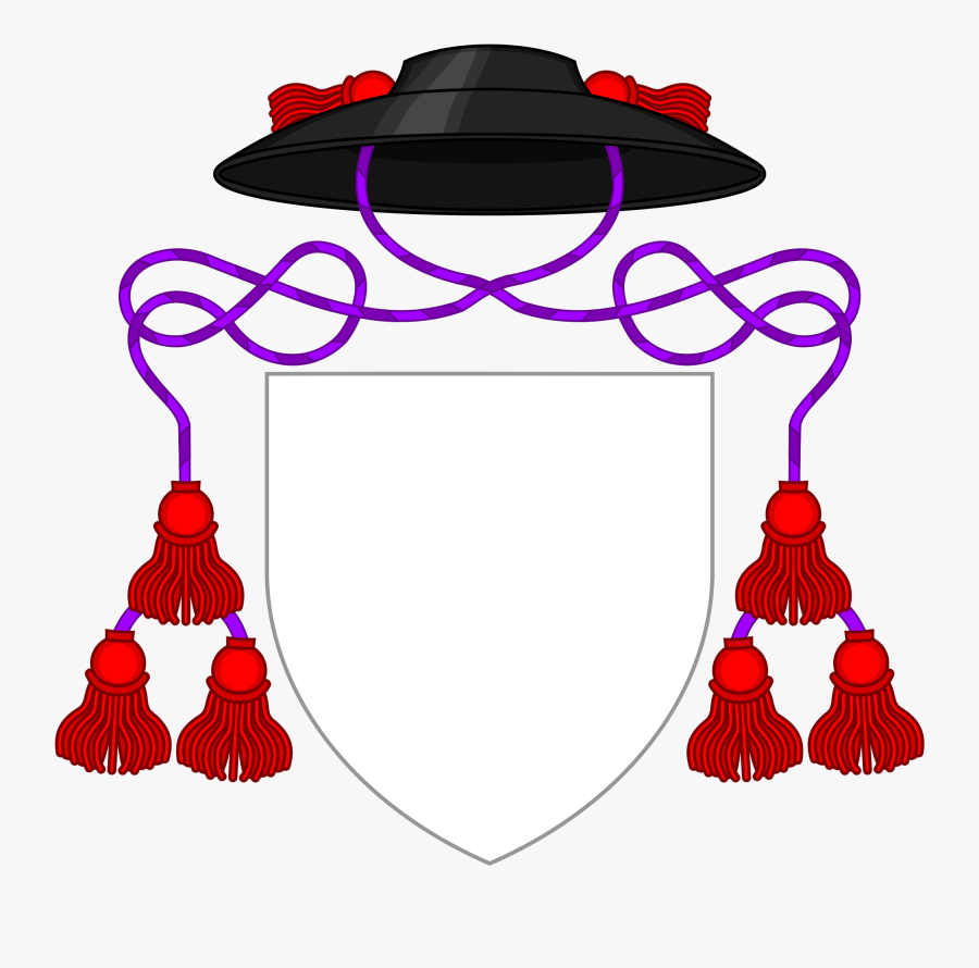 File External Ornaments Of A Dean Church Of England - Monsignor Coat Of Arms, Transparent Clipart
