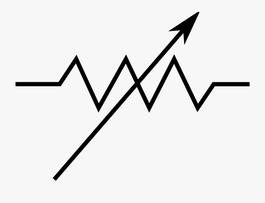 Variable, Resistance, Resistors, Symbols, Electricity - Circuit Symbol For Variable Resistor, Transparent Clipart