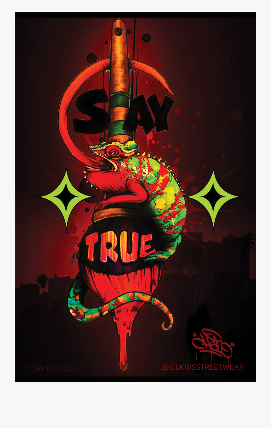 Clip Art Chelo Stay True Illkids - Illustration, Transparent Clipart