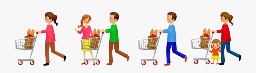 Grocery Shopping Png, Transparent Clipart
