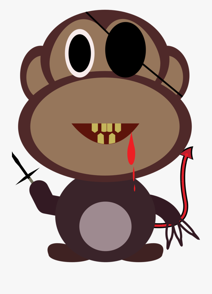 Monkey Attack Clipart, Transparent Clipart